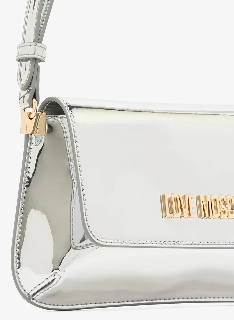 Love Moschino  Smart Daily Mirror PU Shoulder Bag for Women | Best Price UAE